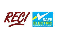 Safe Electric & RECI logos